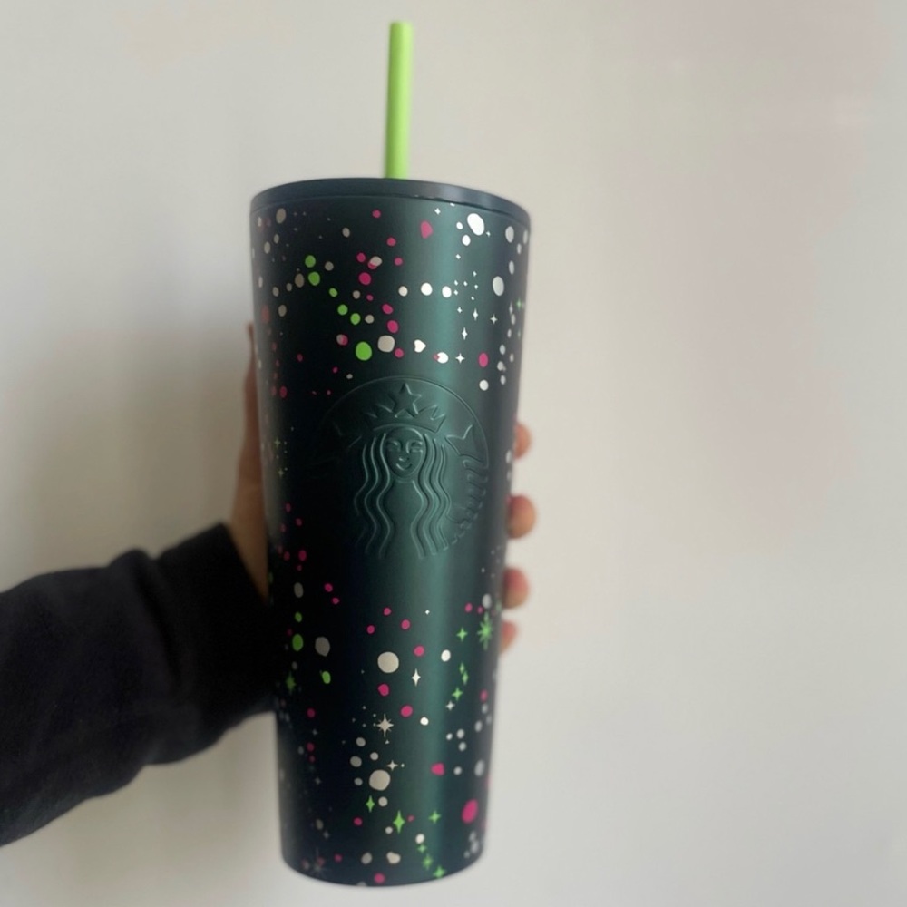 Starbucks 2021 Confetti Stainless Steel Tumbler Venti 24oz